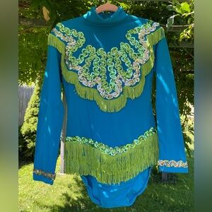 Vintage circus showgirl dance costume